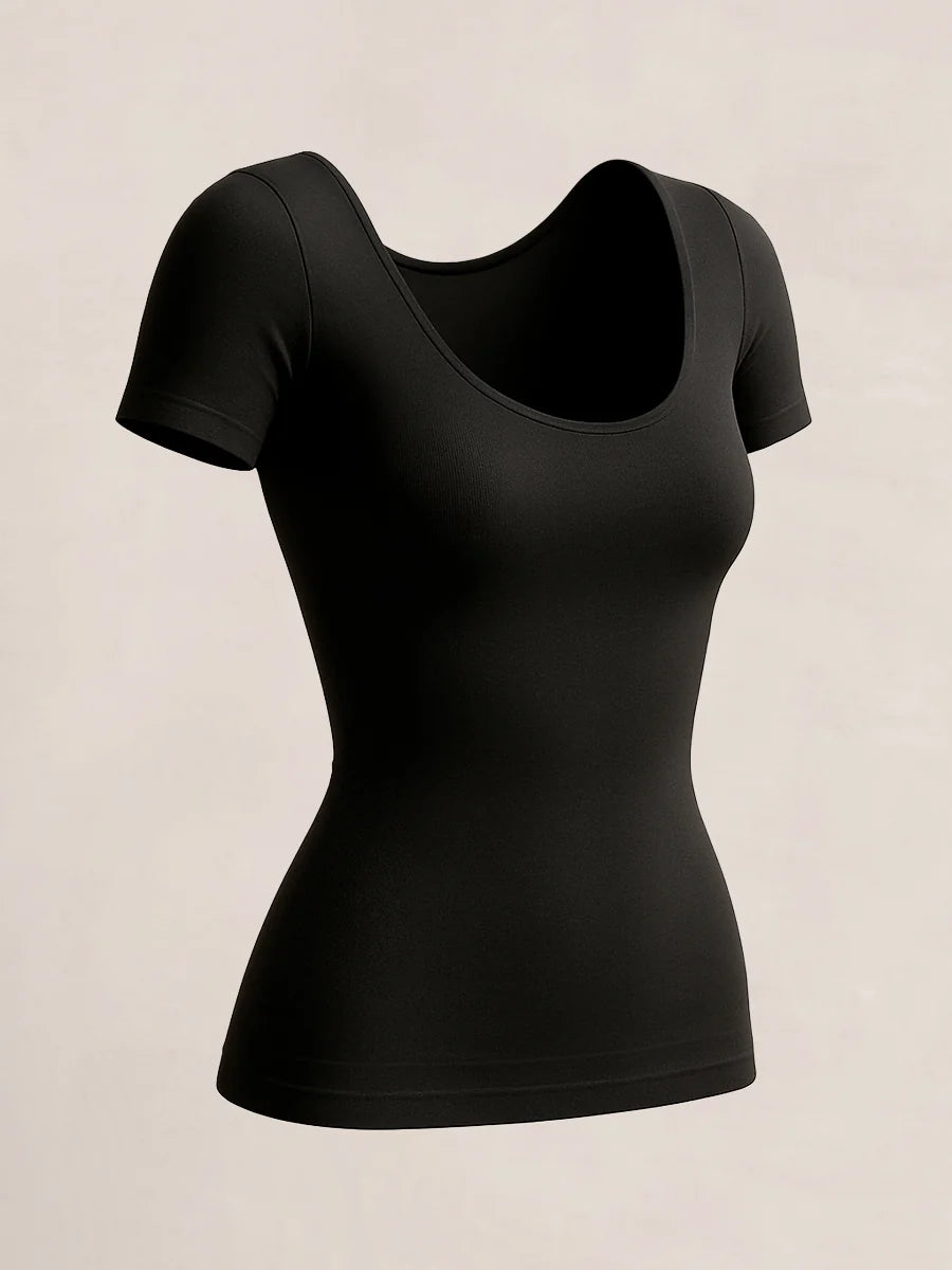 Shapermint Essentials All Day Every Day Short Sleeve Shaping T-Shirt